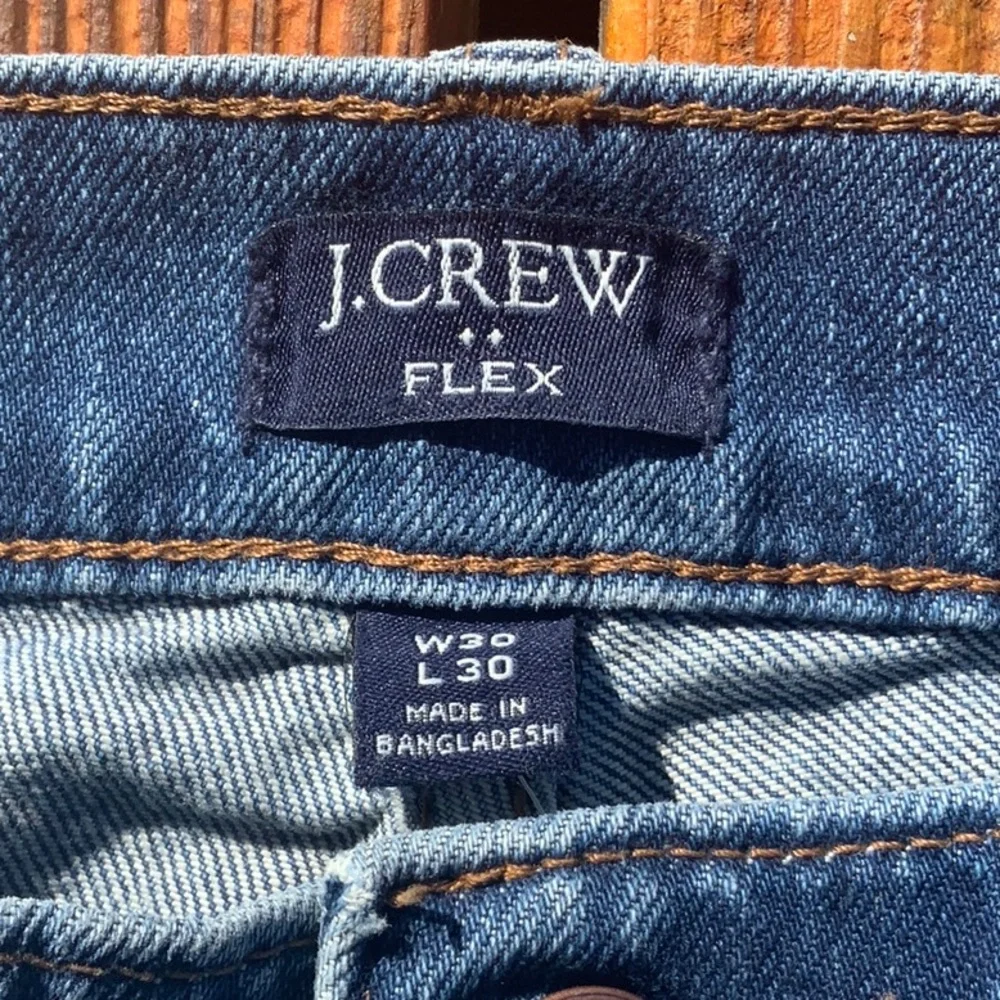 Men’s J.Crew Flex Straight Fit Jeans Mid Wash Size 30x30